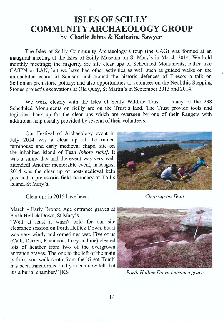 Scilly archaeology